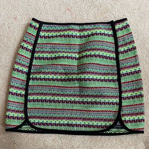 Multicolor mini skirt